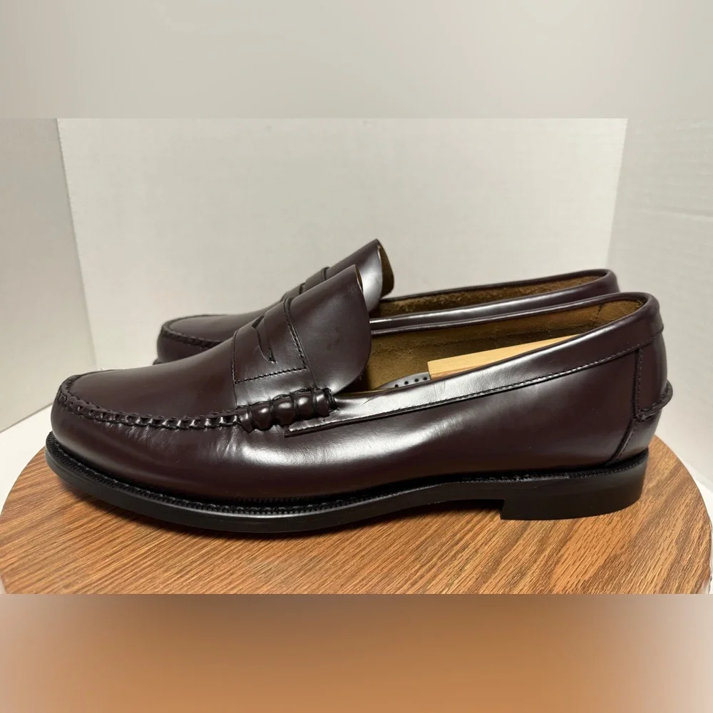 Sebago Men’s Classic Genuine Leather Dan Garnet “ Penny Loafer”  Shoes - 14 EEE